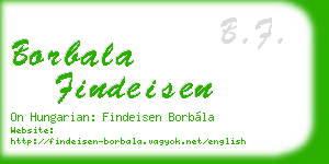 borbala findeisen business card